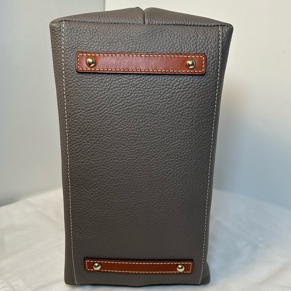 Dooney & Bourke Pebble Grain Erin Hobo Shoulder Bag - Elephant with dust bag - Picture 6 of 12